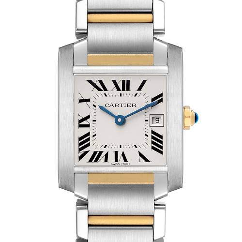 Photo of Cartier Tank Francaise Midsize Steel Yellow Gold Ladies Watch W51012Q4 Card
