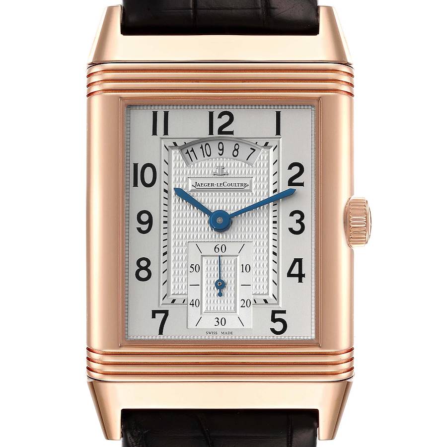 Jaeger LeCoultre Grande Reverso Rose Gold Watch 273.2.85 Q3742521 Box Papers SwissWatchExpo