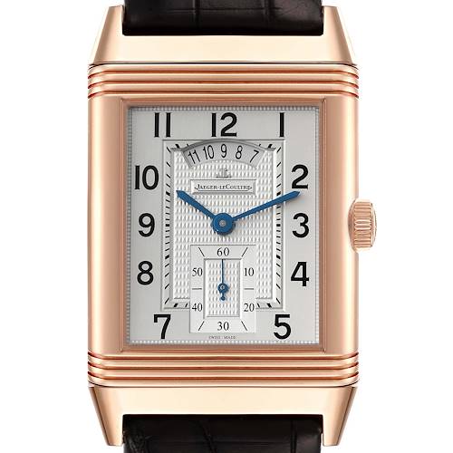 Photo of Jaeger LeCoultre Grande Reverso Duoface Rose Gold Mens Watch 273.2.85 Q3742521 Box Papers