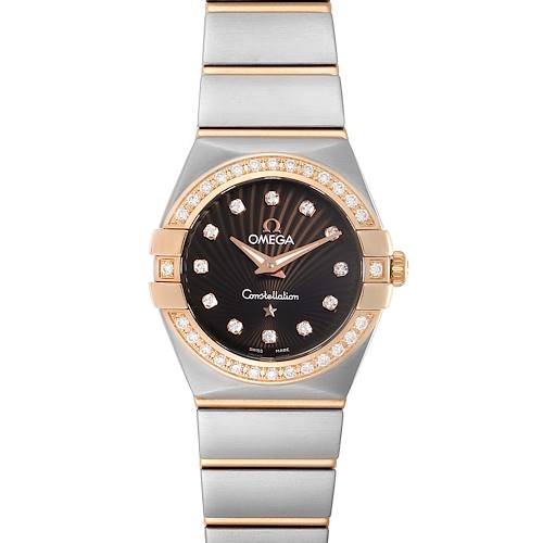Photo of Omega Constellation Diamond Steel Rose Gold Watch 123.25.24.60.63.001