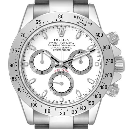 Photo of NOT FOR SALE Rolex Daytona White Dial Chronograph Steel Mens Watch 116520 Box Card PARTIAL PAYMENT