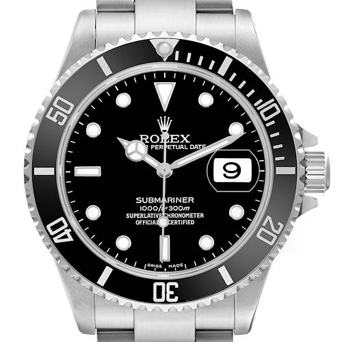 Photo of Rolex Submariner Date Steel Black Dial Mens Watch 16610