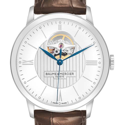Photo of Baume Mercier Classima Steel Silver Dial Mens Watch M0A10274 Box Card