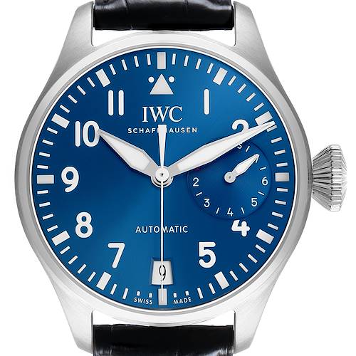 Photo of IWC Pilot Le Petit Prince Big Pilots Steel Blue Dial Mens Watch IW501002
