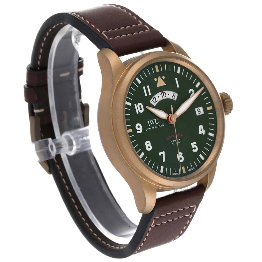 IWC Pilot UTC Spitfire Limited Edition Bronze Mens Watch IW327101