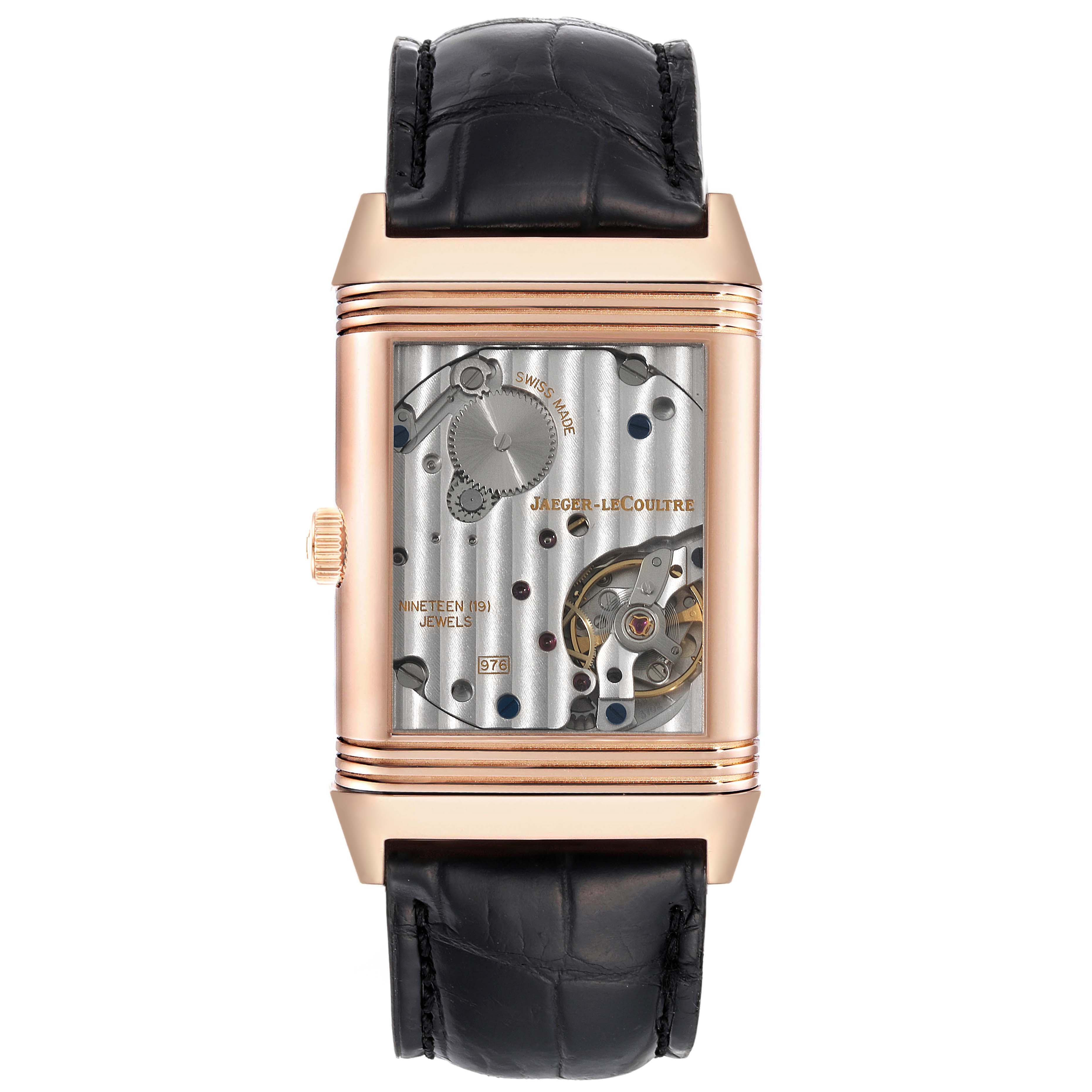 Jaeger LeCoultre Grande Reverso 976 Rose Gold Watch 273.2.04 Q3732420 ...