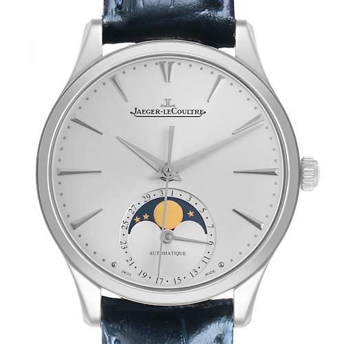 Photo of Jaeger LeCoultre Master Ultra Thin Moon Mens Watch 145.8.64.S Q1258420 Card