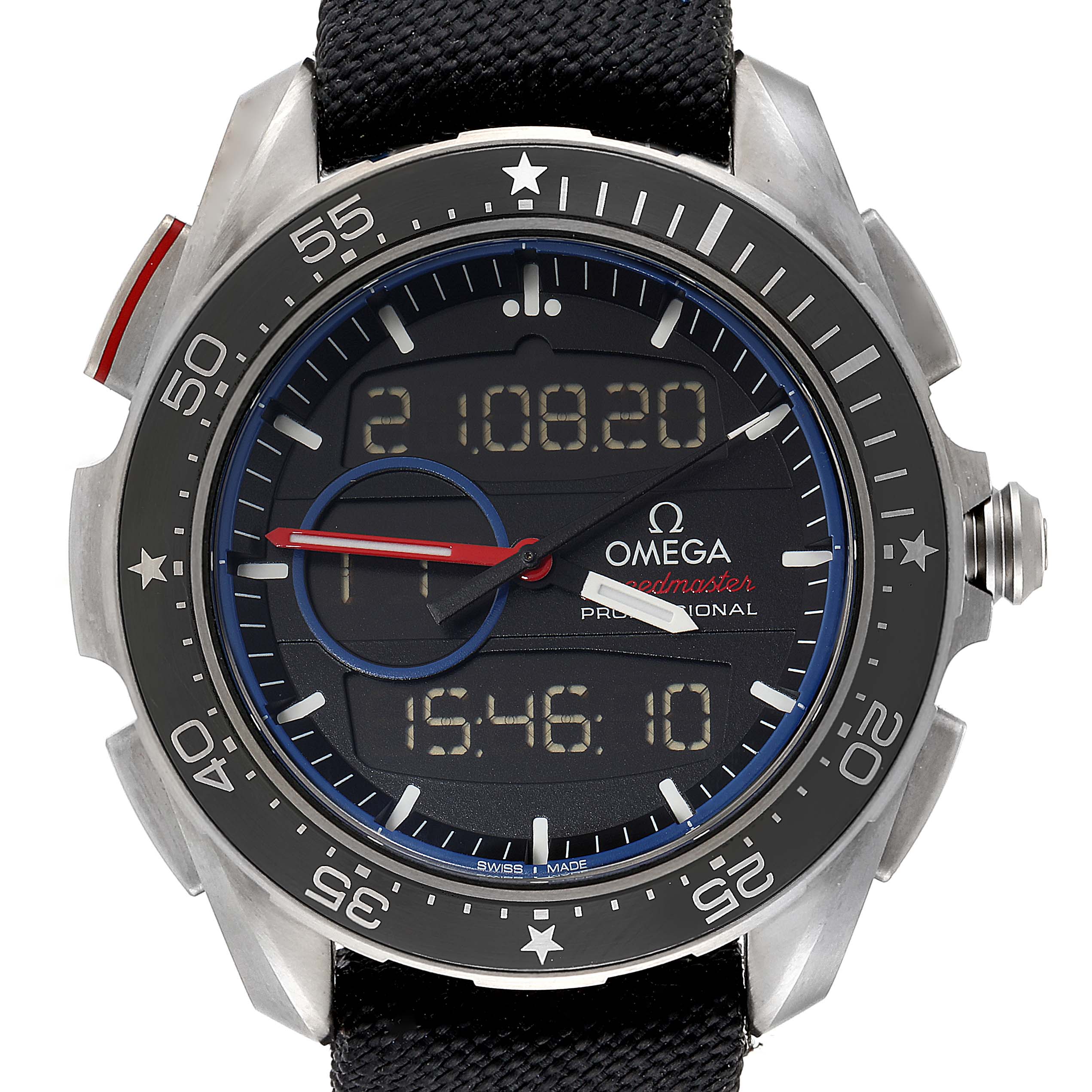 Speedmaster X-33 Regatta Emirates Team New Zealand Chronograph watch, Omega