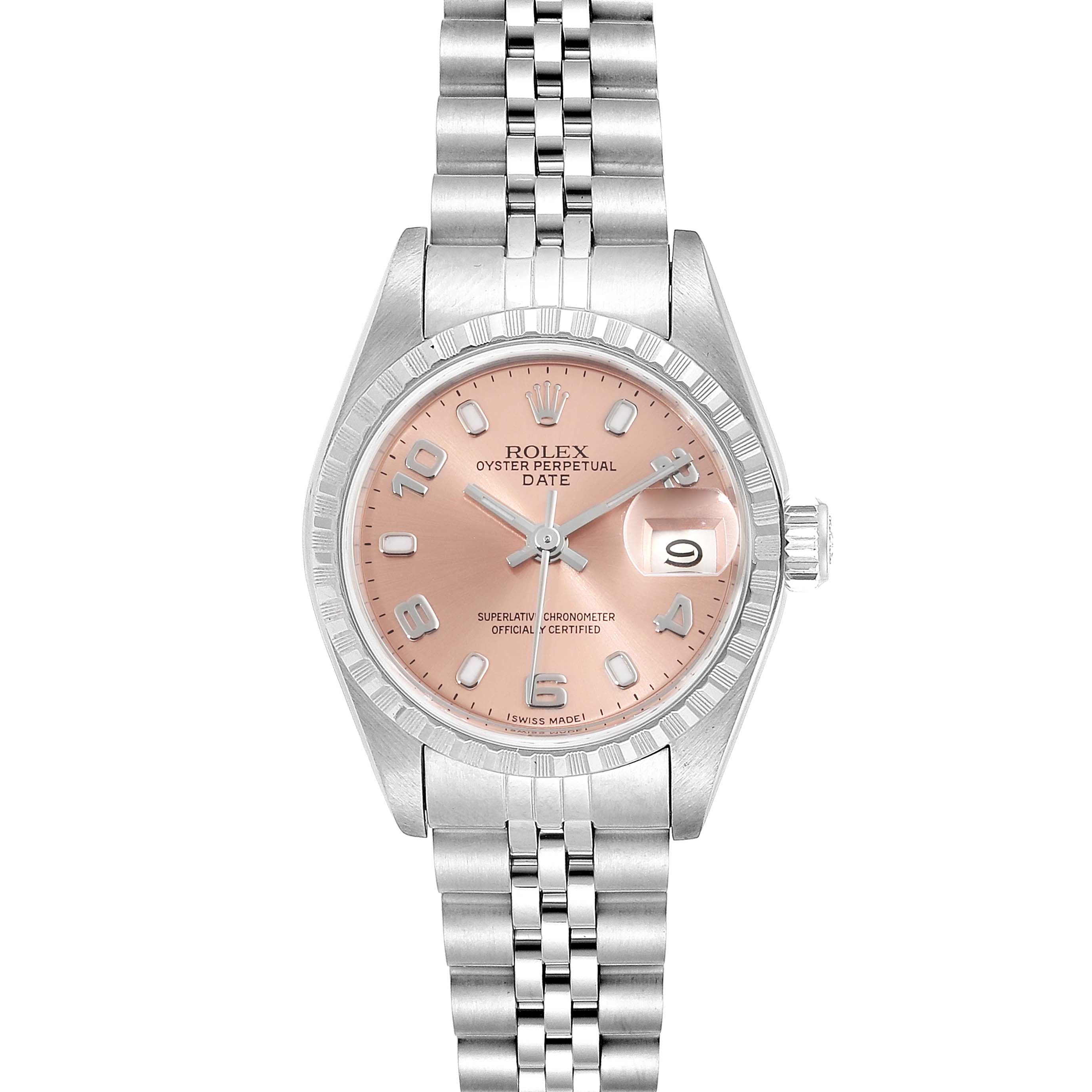 salmon dial rolex