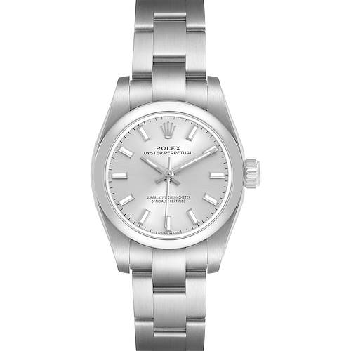 Photo of Rolex Oyster Perpetual 26 Steel Silver Dial Ladies Watch 176200
