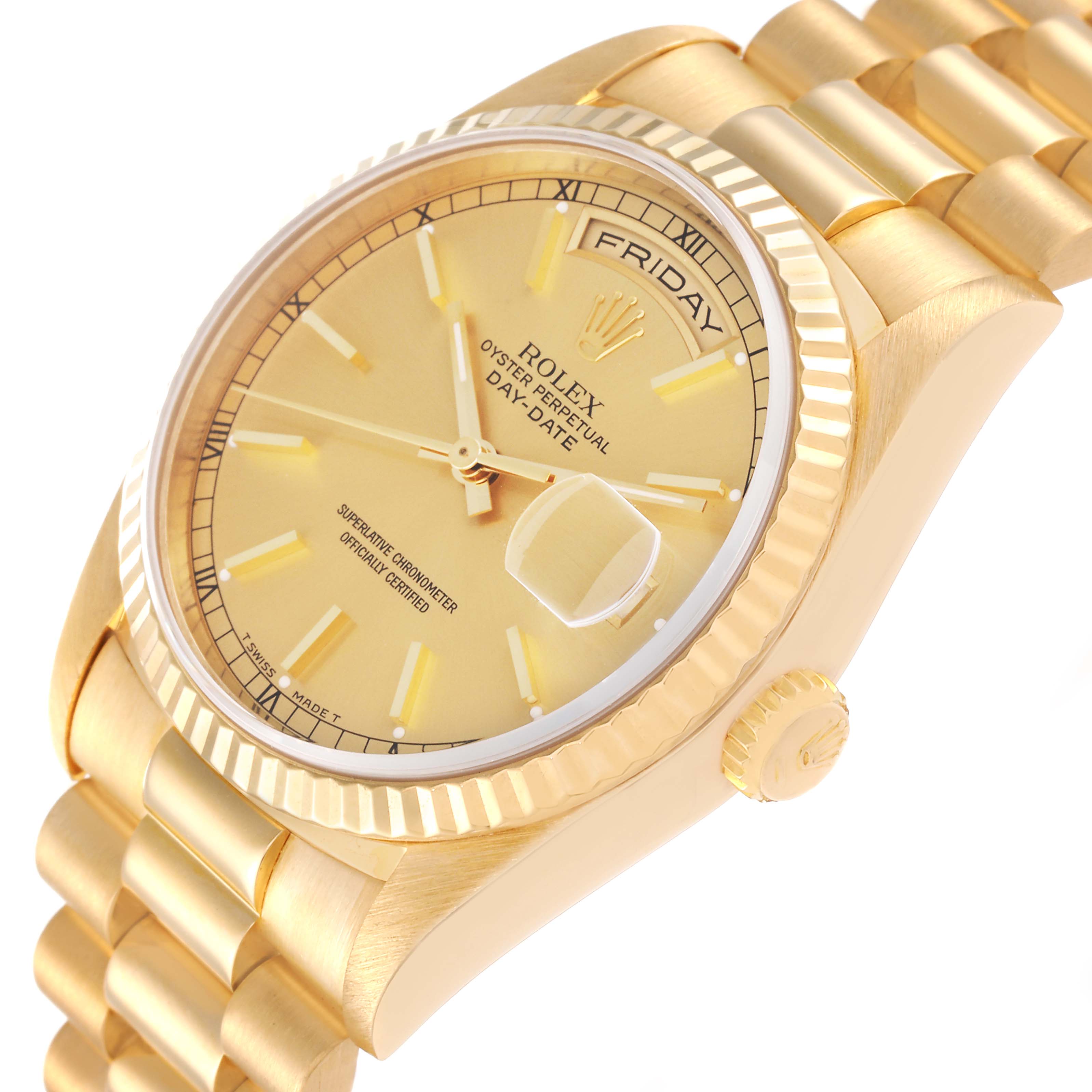 Rolex President Yellow Gold 18238 | Stock 46470 | SwissWatchExpo