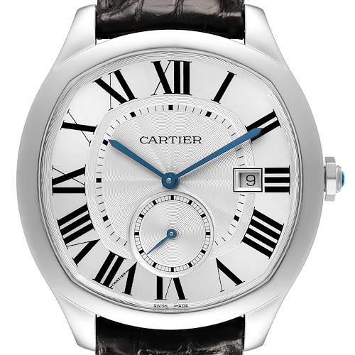 Photo of Cartier Drive Steel Silver Dial Mens Watch WSNM0004