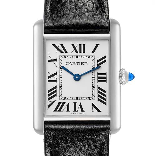 Photo of Cartier Tank Must Large Steel Silver Dial Ladies Watch WSTA0041