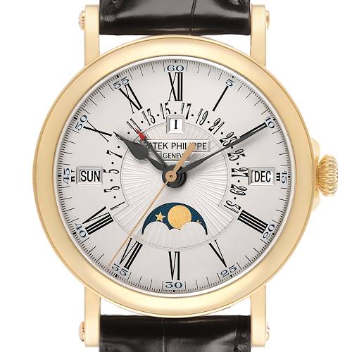 Photo of Patek Philippe Perpetual Calendar Yellow Gold Mens Watch 5159 5159J