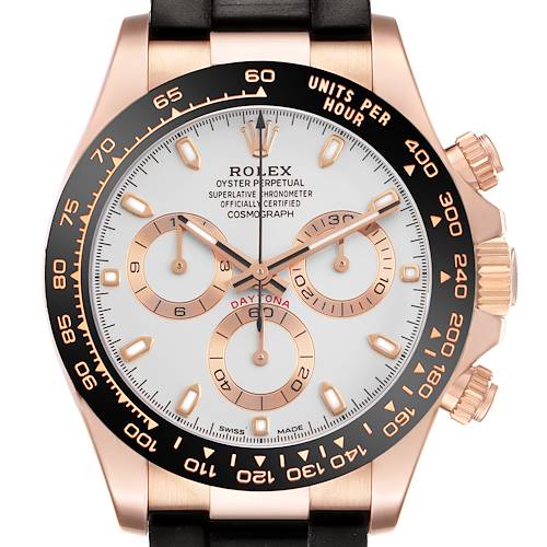 Photo of Rolex Cosmograph Daytona 40 Rose Gold Mens Watch 116515 Box Card