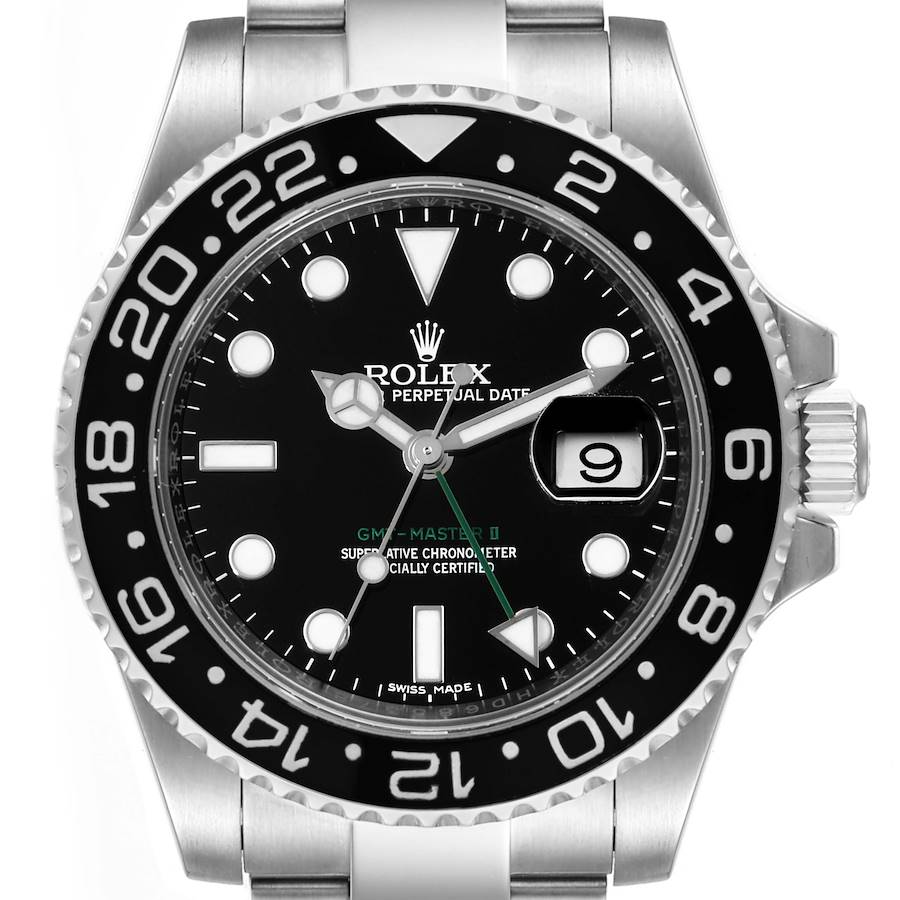 NOT FOR SALE -- Rolex GMT Master II Black Dial Steel Mens Watch 116710 Box Card -- PARTIAL PAYMENT SwissWatchExpo