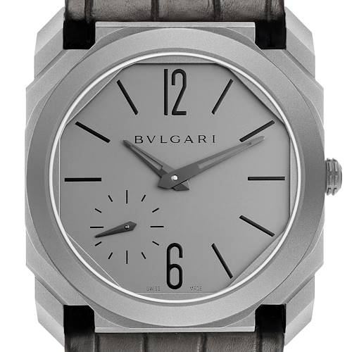 Photo of Bvlgari Octo Finissimo Titanium Extra Thin Mens Watch 102711
