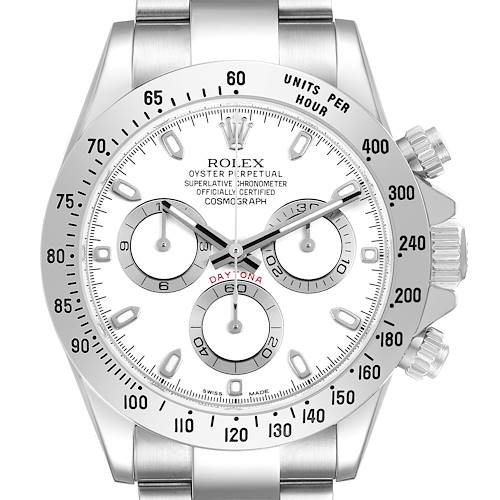 Photo of Rolex Daytona Steel White Dial Mens Watch 116520