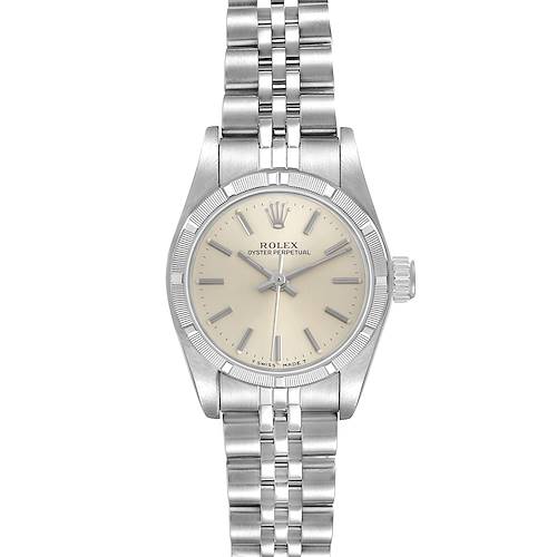 Photo of Rolex Oyster Perpetual Steel Silver Dial Ladies Watch 67230