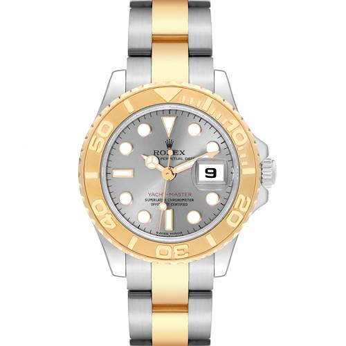 Photo of Rolex Yachtmaster 29 Steel Yellow Gold Ladies Watch 169623 Box Card