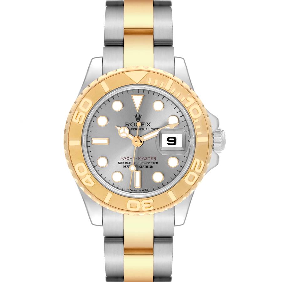 Rolex Yachtmaster 29 Steel Yellow Gold Ladies Watch 169623 Box Card SwissWatchExpo