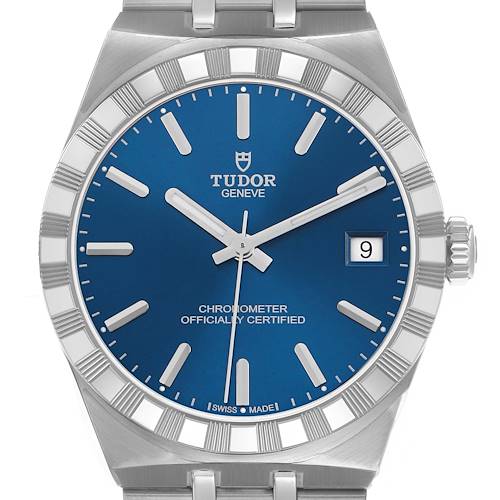 Photo of Tudor Royal Stainless Steel Blue Dial Mens Watch 2836C1A0 Unworn