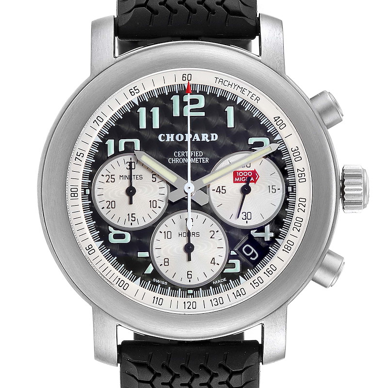 Chopard Happy Mille Miglia Titanium Chronograph Mens Watch 8407 SwissWatchExpo