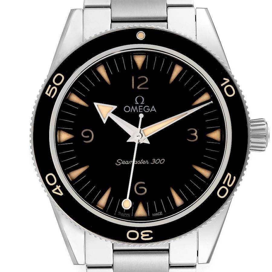 Omega Seamaster 300 Co-Axial Steel Mens Watch 234.30.41.21.01.001 Box Card SwissWatchExpo