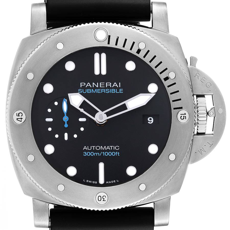 Panerai Luminor Submersible 47 3 Days Titanium Mens Watch PAM01305 Box Papers SwissWatchExpo