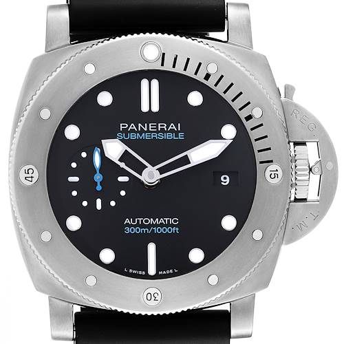 Photo of Panerai Luminor Submersible 47 3 Days Titanium Mens Watch PAM01305 Box Papers