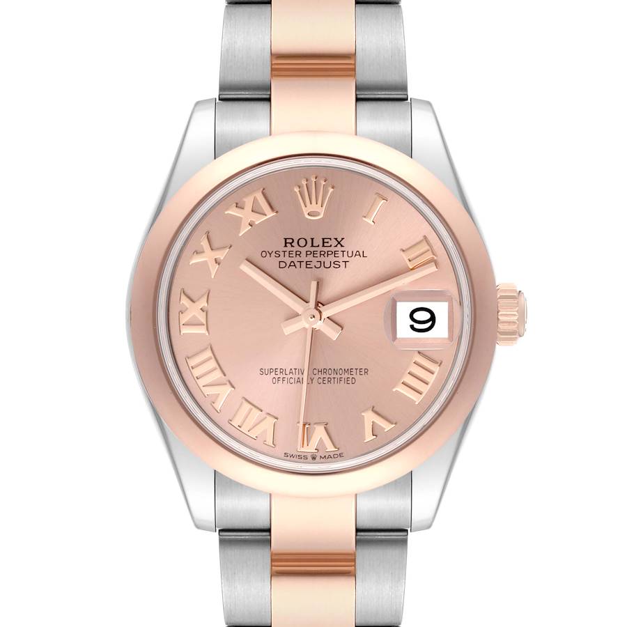 Rolex Datejust 31 Midsize Steel Rose Gold Ladies Watch 278241 Box Card SwissWatchExpo