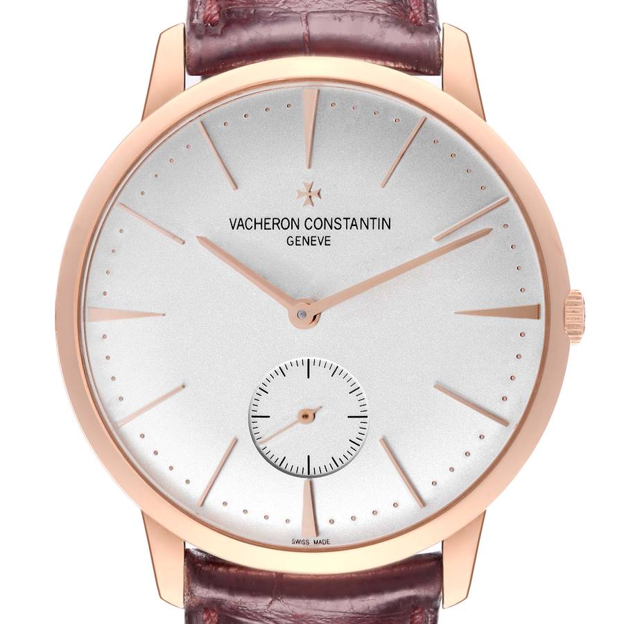 Vacheron Constantin Patrimony 42mm Rose Gold Mens Watch 1110U SwissWatchExpo