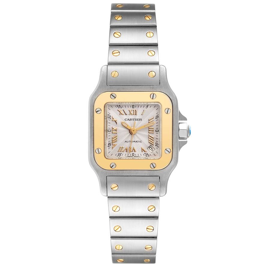 Cartier Santos Small Steel Yellow Gold Automatic Ladies Watch