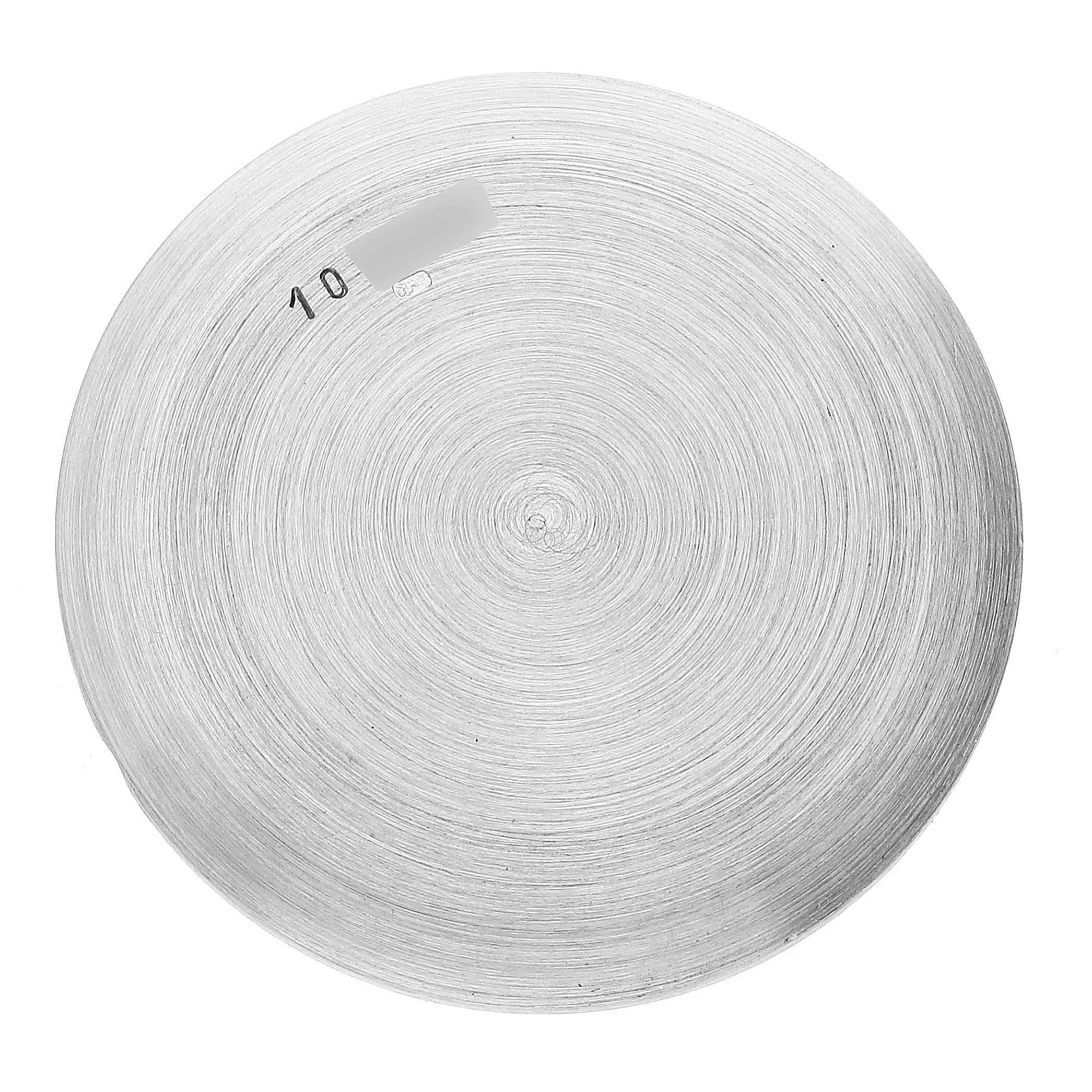 This image shows the back case of a Vintage Audemars Piguet watch viewed from above.