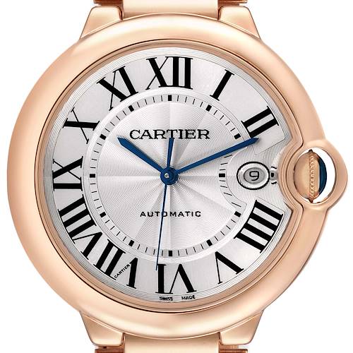 Photo of Cartier Ballon Bleu 42 mm Rose Gold Automatic Mens Watch WGBB0016