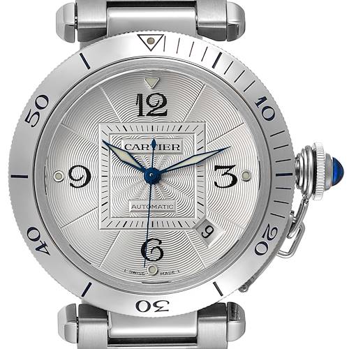 Photo of Cartier Pasha 38mm Silver Dial Steel Unisex Watch W31040H3