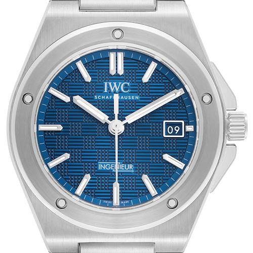 Photo of IWC Ingenieur 40 Blue Dial Steel Mens Watch IW328907 Unworn