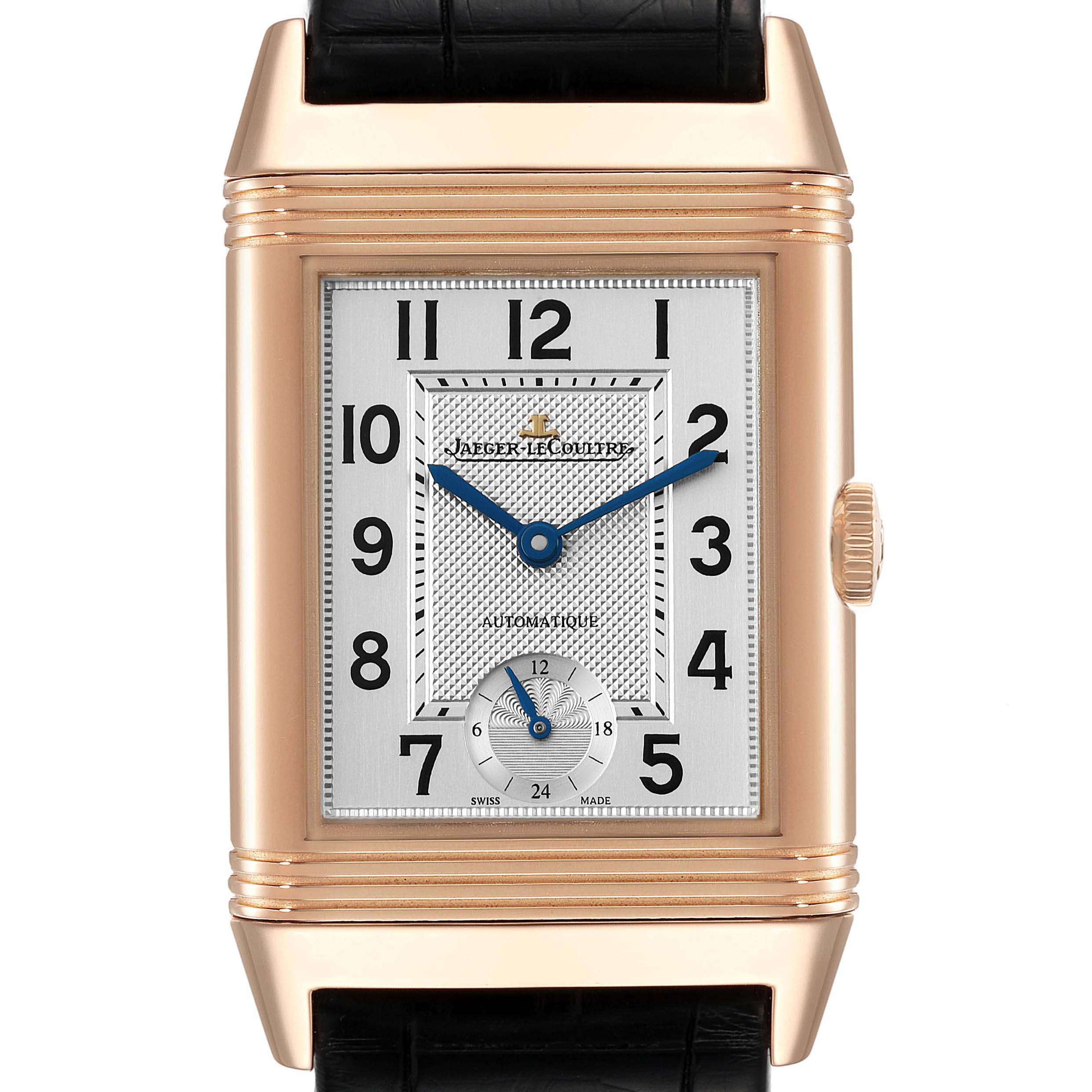 Jaeger LeCoultre Grande Reverso Rose Gold Mens Watch 278.2.56 ...