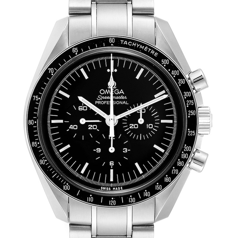 Omega Speedmaster Moonwatch Steel Watch 311.30.42.30.01.005 Box SwissWatchExpo