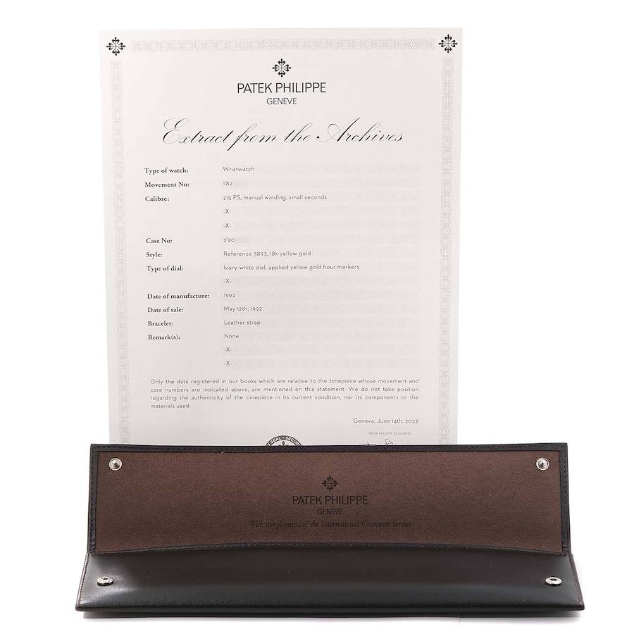 Patek Philippe - Authenticated Wallet - Leather Brown Plain for Women, Never Worn