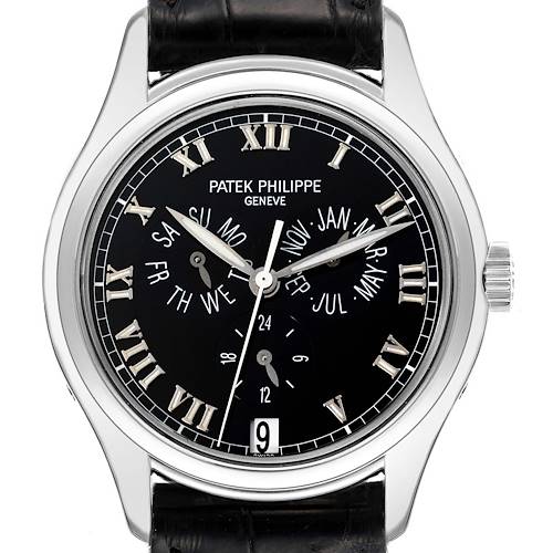 Photo of Patek Philippe Complications Annual Calendar 18K White Gold Mens Watch 5035G