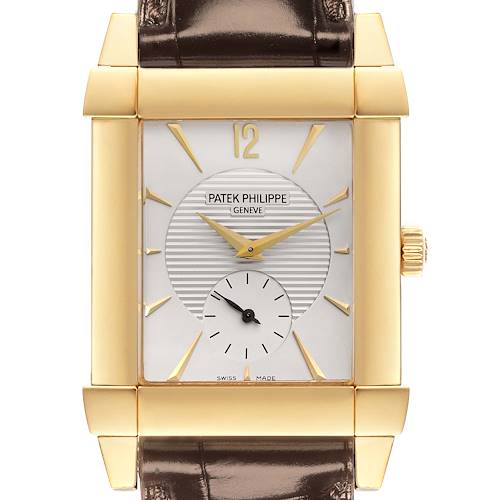 Photo of Patek Philippe Gondolo Small Seconds Yellow Gold Silver Dial Mens Watch 5111