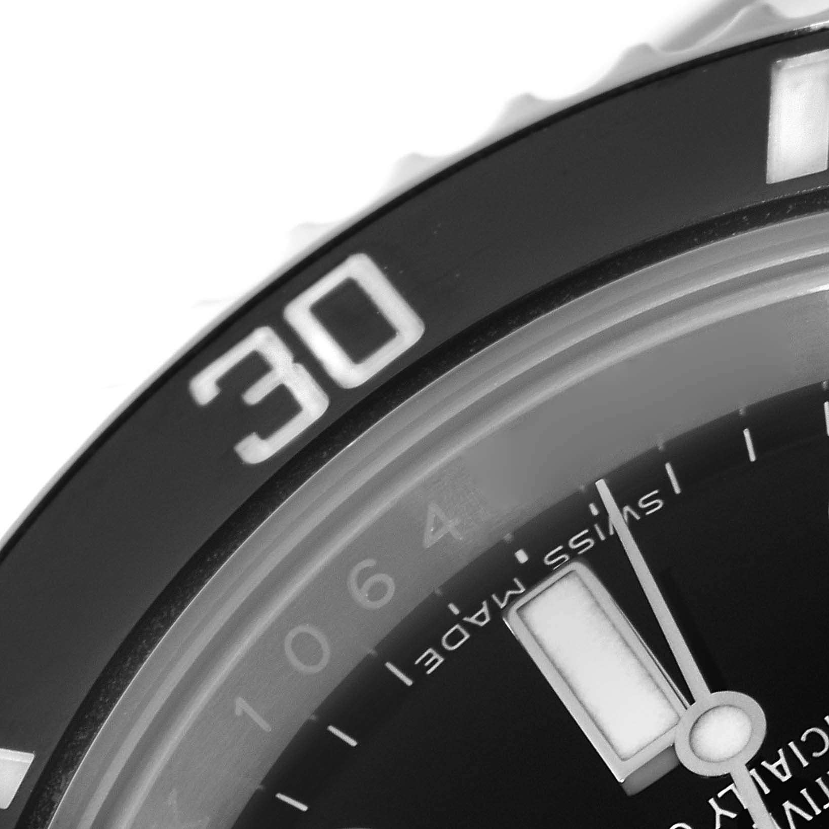 The image shows a close-up of the dial and bezel with the number 30 on a Rolex Submariner 116610 Men
s Stainless Steel Black Dial 116610 Men
s Stainless Steel Black Dial watch.
