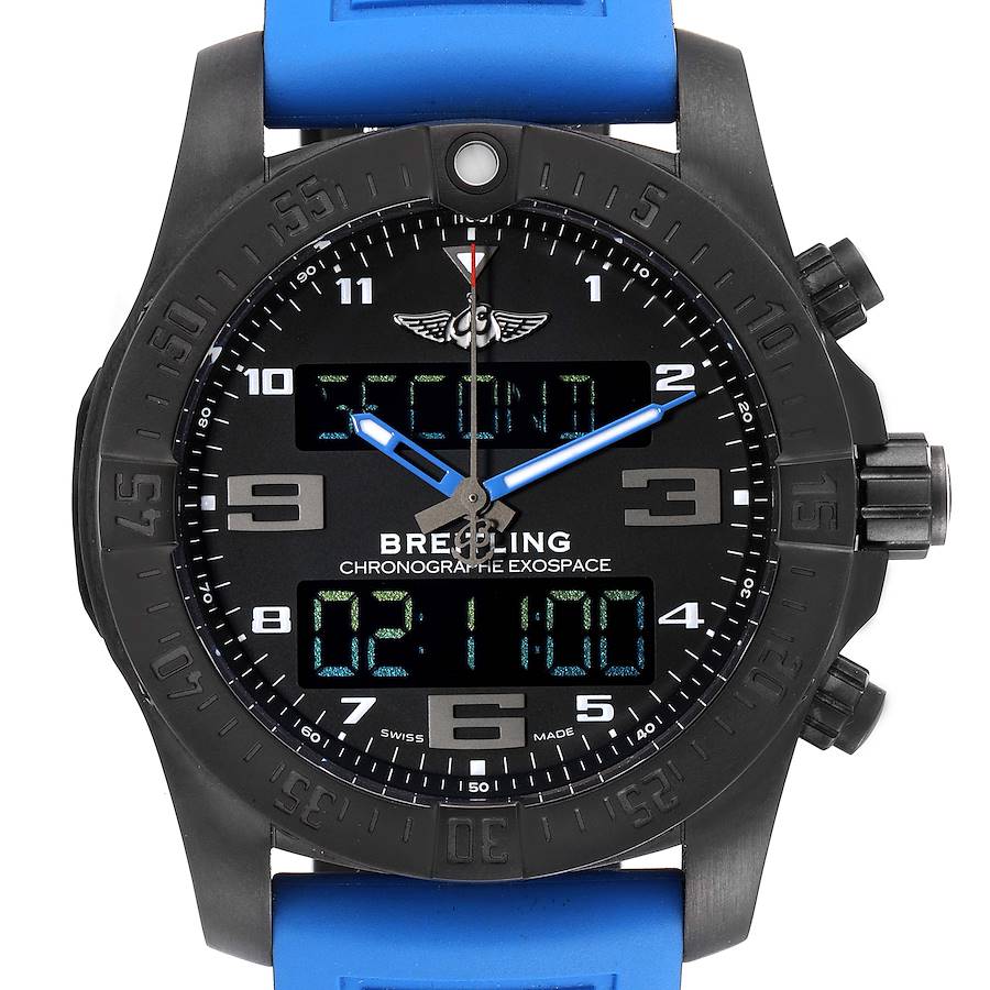Breitling Exospace DLC Coated Titanium Mens Watch VB5510 Unworn SwissWatchExpo