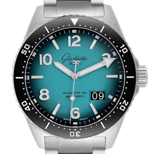 Photo of Glashutte SeaQ Panorama Date Steel Mens Watch 1-36-13-08-80-70 Unworn