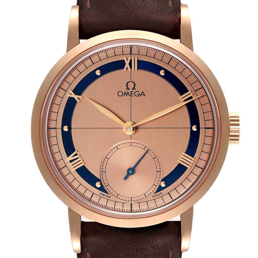 Omega Renaissance 1894 18k Rose Gold Limited Edition Mens Watch 5950.30.03 SwissWatchExpo