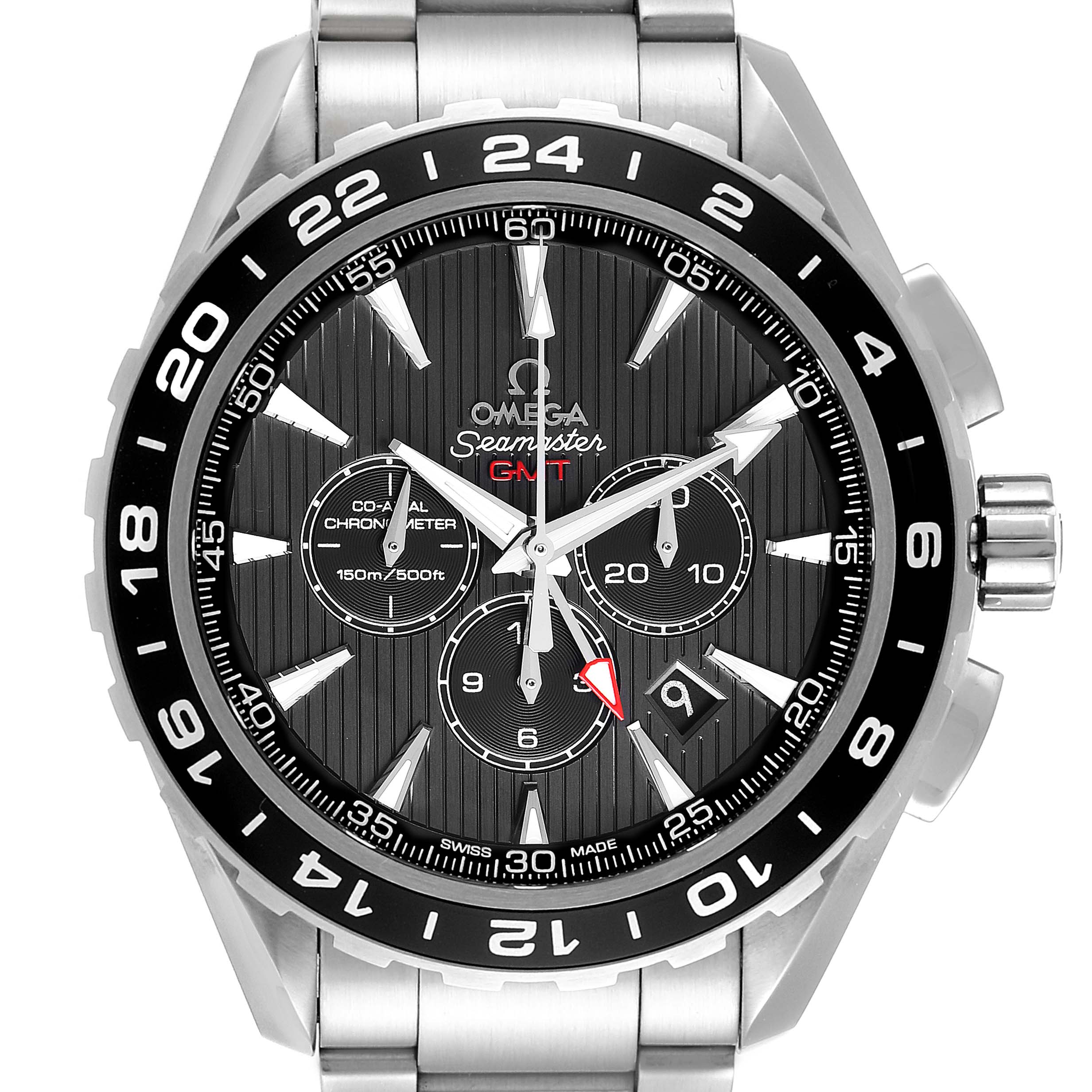 Omega Seamaster Aqua Terra GMT Watch 