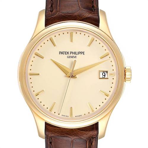Photo of NOT FOR SALE -- Patek Philippe Calatrava Hunter Case Yellow Gold Automatic Mens Watch 5227 -- PARTIAL PAYMENT