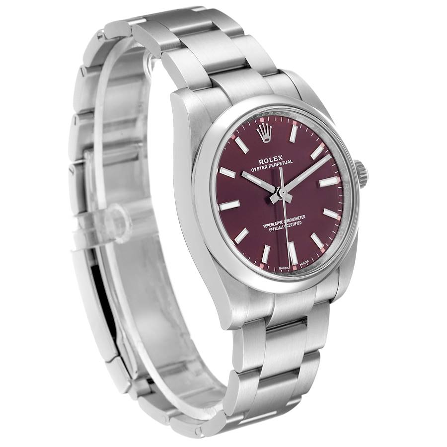 Rolex red best sale grape 34mm