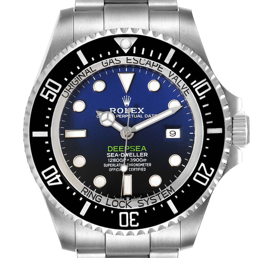 Rolex Seadweller Deepsea 44 Cameron D-Blue Dial Mens Watch 126660 ONE LINK ADDED SwissWatchExpo